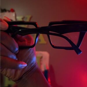 Stylish Black Square Glasses